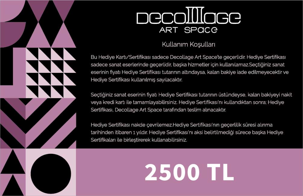 Hediye Kartı 2500 - Siyah