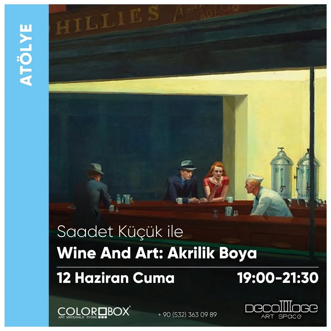 Wine And Art: Akrilik Boya