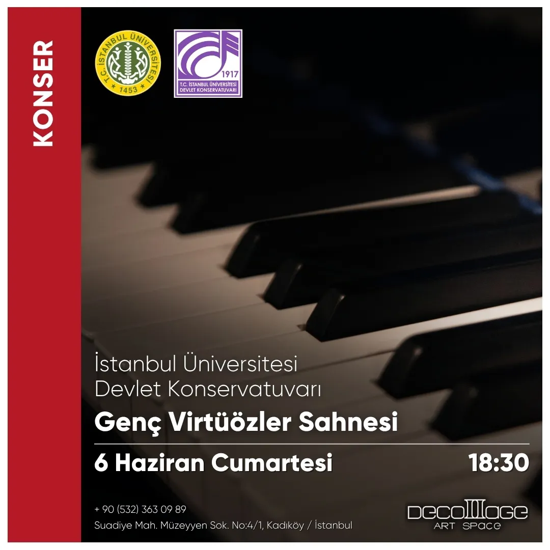 İstanbul Üniversitesi Devlet Konservatuvarı    “Genç Virtüözler Sahnesi”